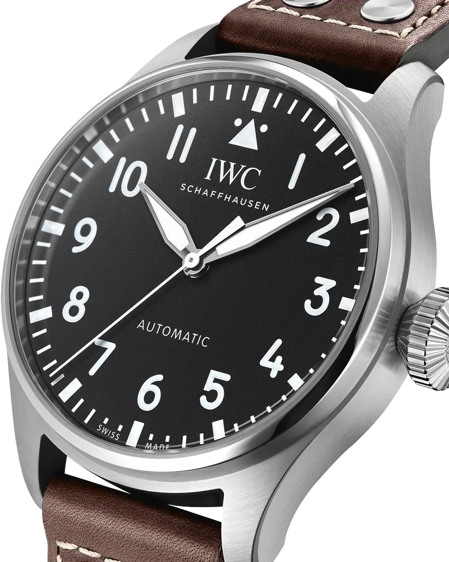 Big Pilot's Watch 43 - Stainless Steel, Black | House of Kennedy