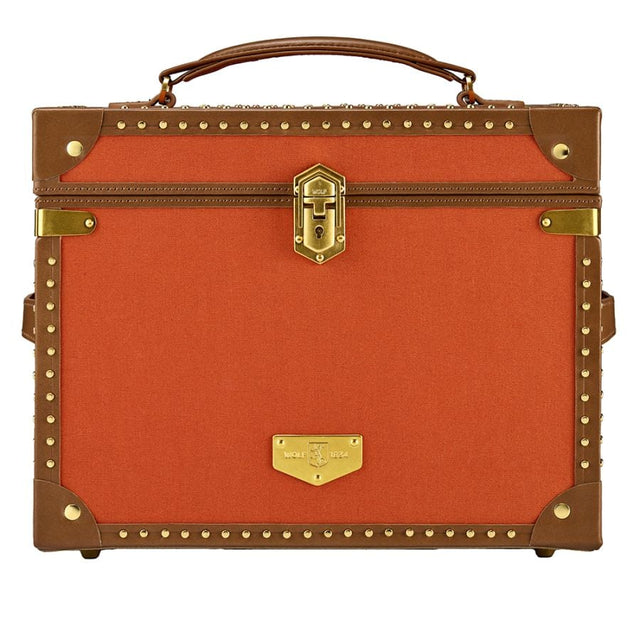 Wolf Ida Trunk Jewellery Box Orange