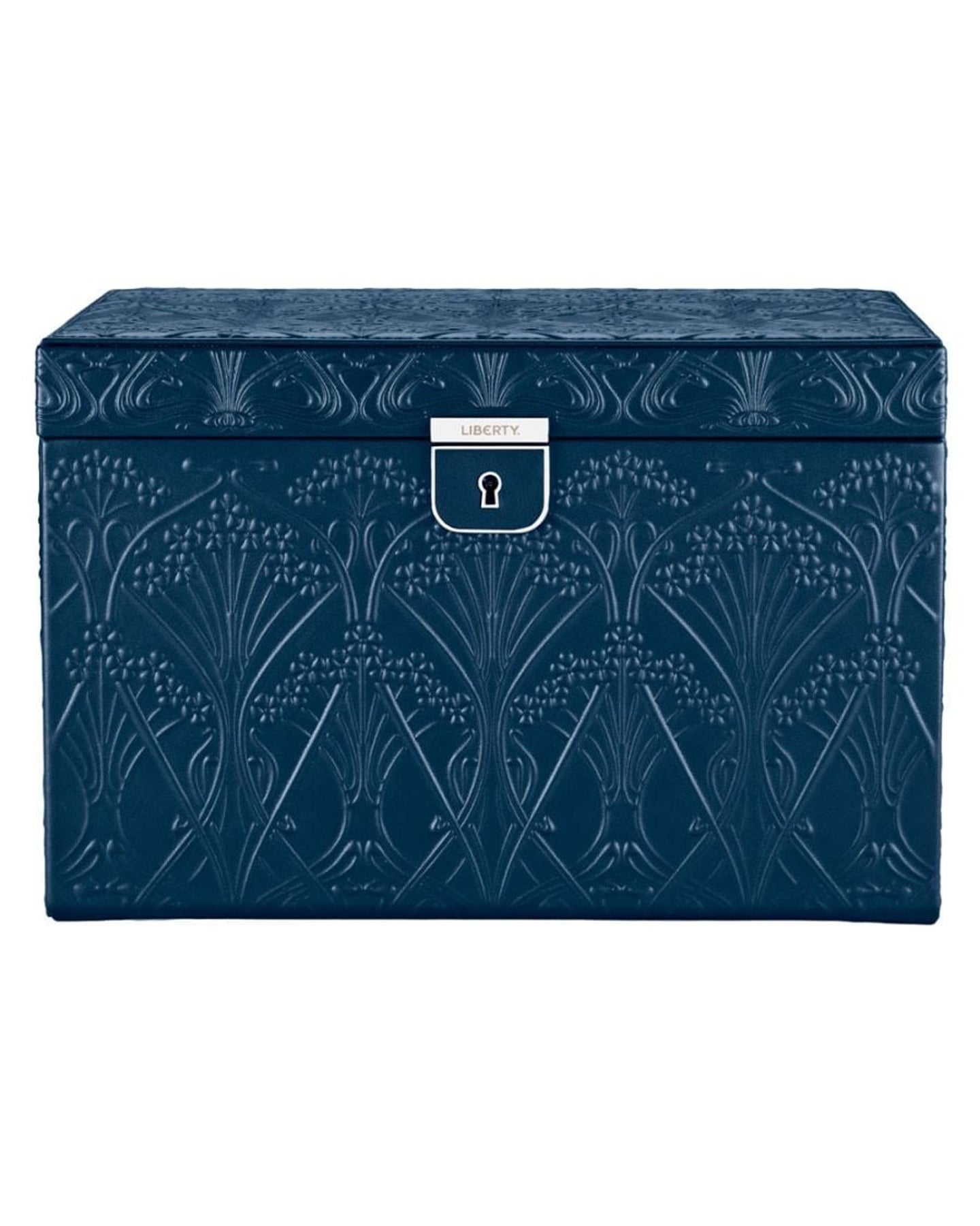 WOLF X LIBERTY Large Jewelry Box - Navy | House of Kennedy