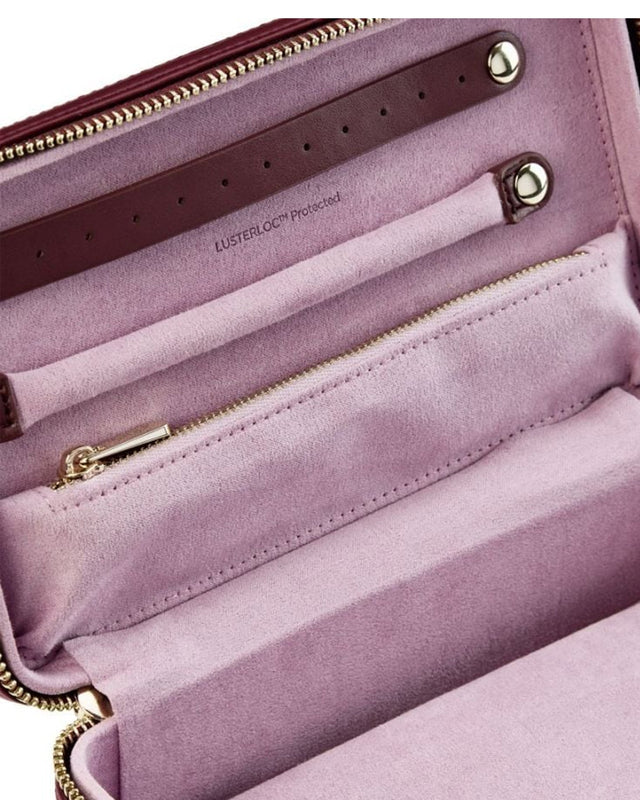 WOLF x Liberty Medium Zip Case - Burgundy