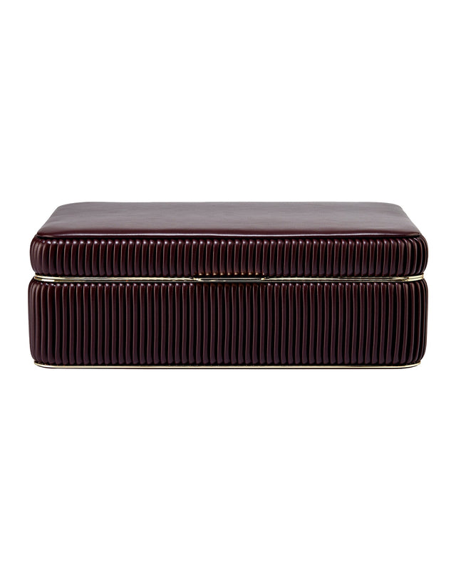 Wolf Bella Medium Jewellery Box Bordeaux