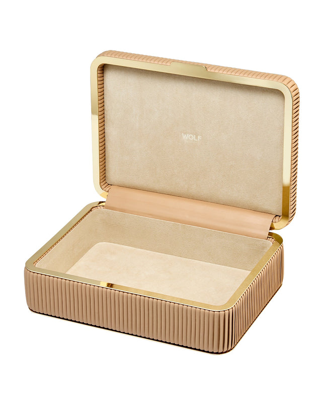 Wolf Bella Medium Jewellery Box Mocha
