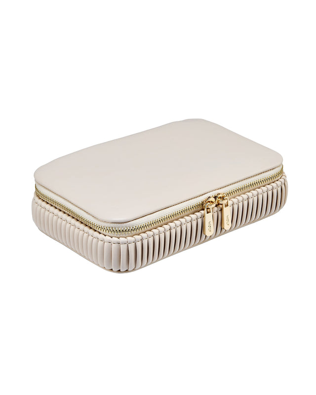 Wolf Bella Travel Zip Case Bone