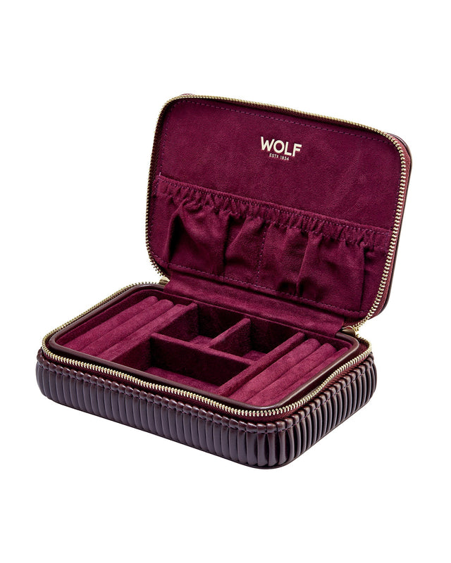 Wolf Bella Travel Zip Case Bordeaux