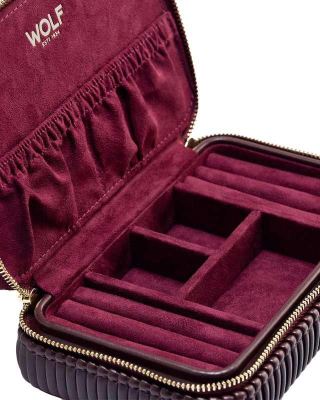 Wolf Bella Travel Zip Case Bordeaux