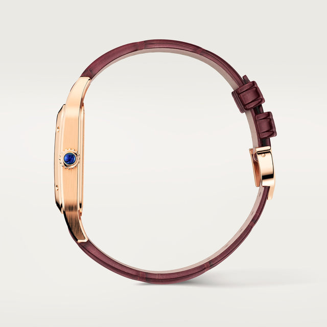 Santos-Dumont skeleton watch equipped with a micro-rotor