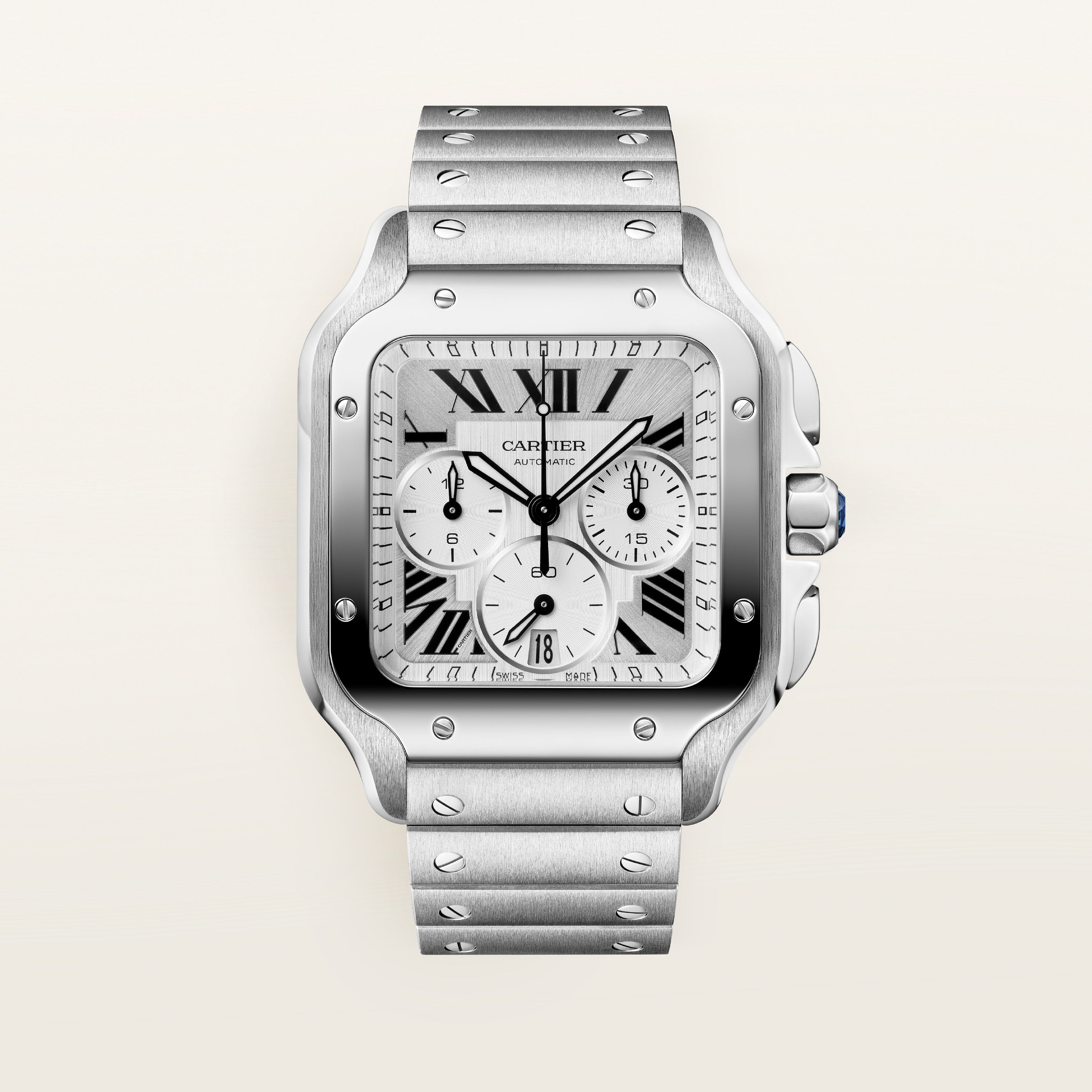 Cartier クォーツ時計 ホワイト Santos de Cartier watch | House of Kennedy