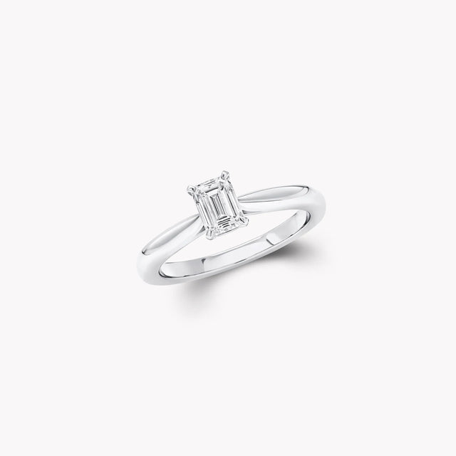 Paragon Emerald Cut Diamond Engagement Ring