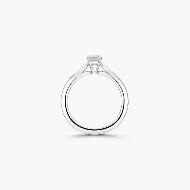 Paragon Emerald Cut Diamond Engagement Ring
