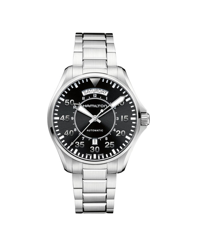 Khaki Aviation Pilot Day Date Auto