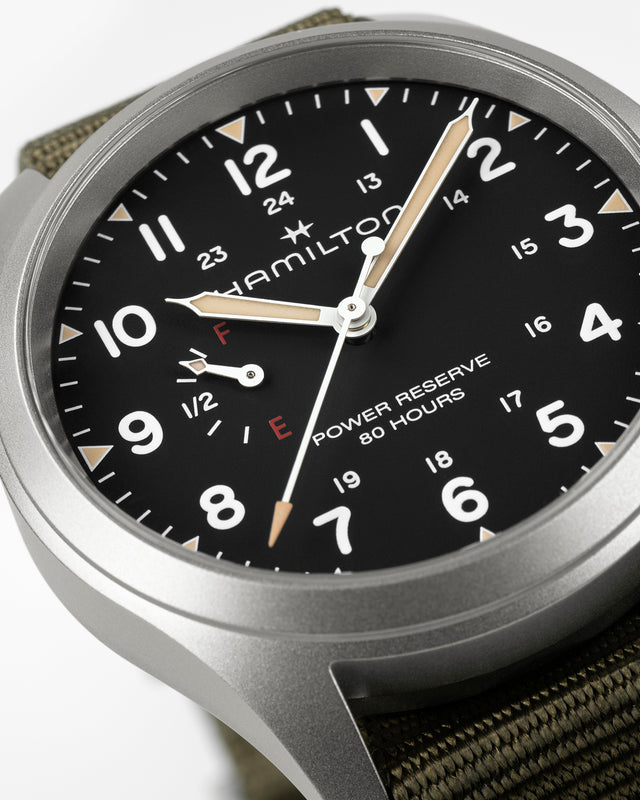 Khaki Field Mechanical Power Reserve 40 mm