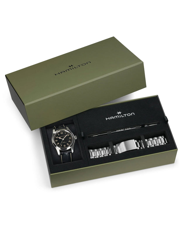 Khaki Field Murph Auto 42mm Bracelet Bundle