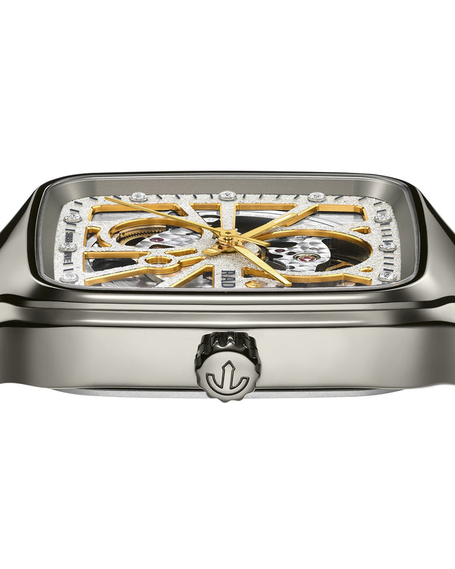 True Square Automatic Open Heart Sparkling