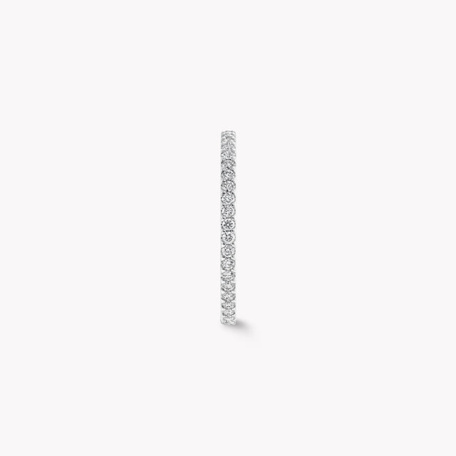 Castle Set Round Diamond Wedding Band