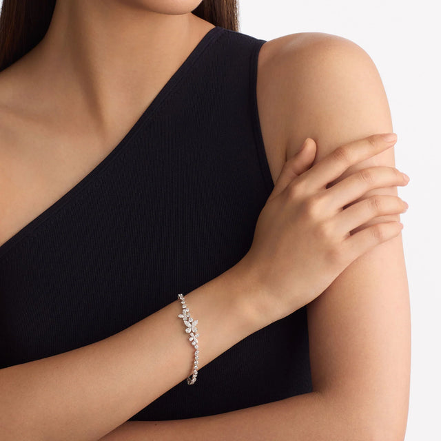 Classic Butterfly Diamond Bracelet