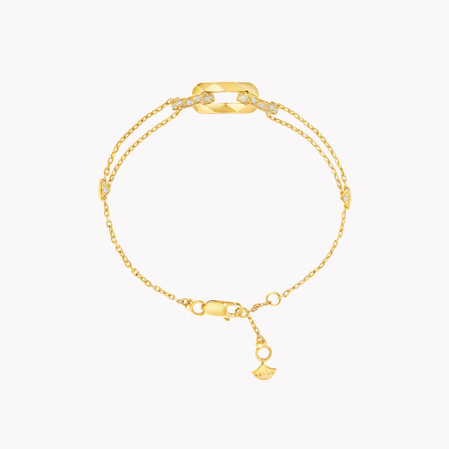 Laurence Graff Signature Pavé Diamond Small Fine Chain Bracelet