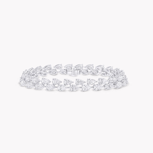 Pear Shape Diamond Bracelet