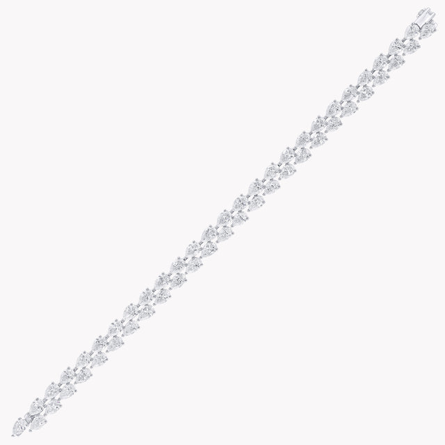 Pear Shape Diamond Bracelet