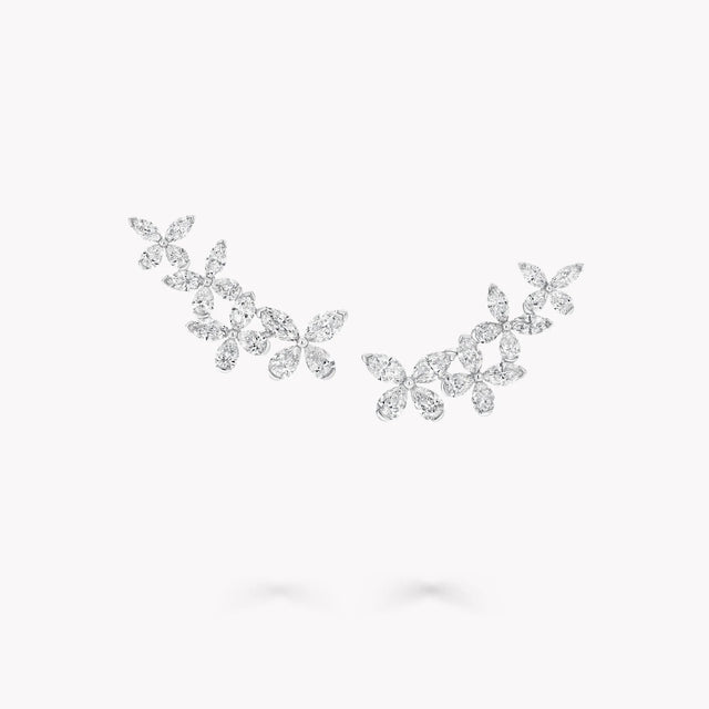 Classic Butterfly Petite Diamond Ear Climber