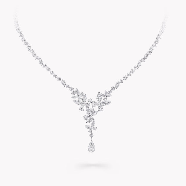 Classic Butterfly Diamond Necklace