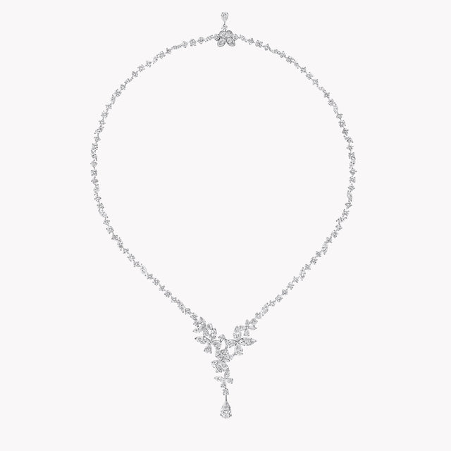 Classic Butterfly Diamond Necklace