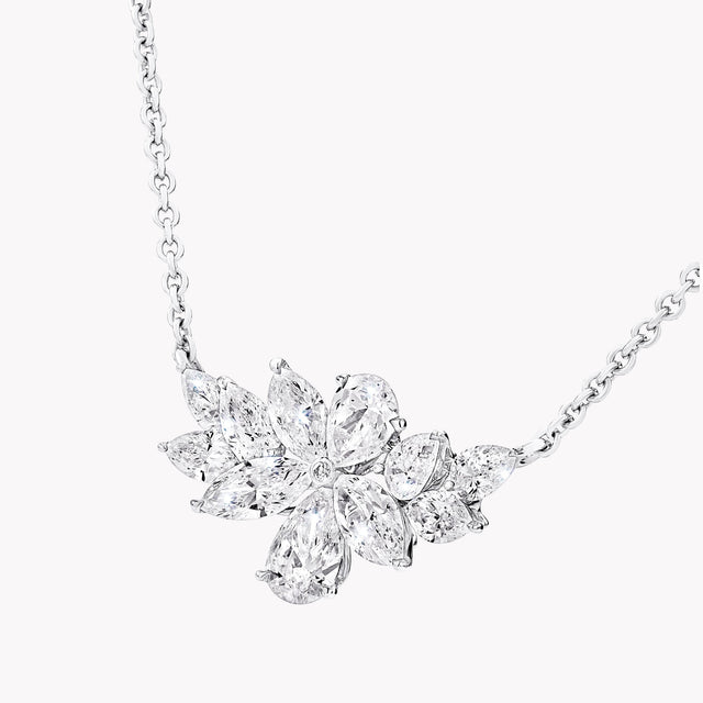 Pear Shape and Marquise Cut Diamond Pendant