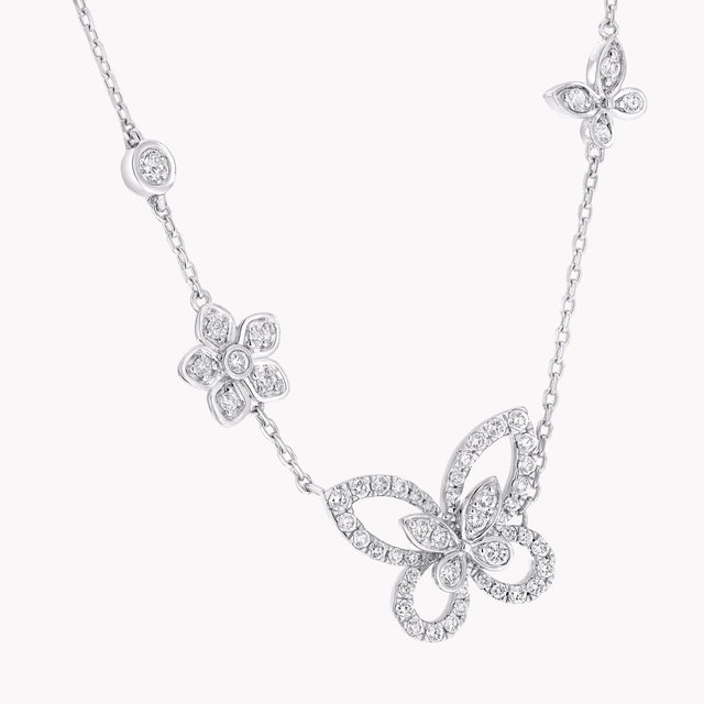 Butterfly Diamond Pendant