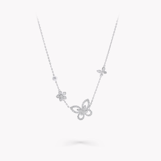 Butterfly Diamond Pendant