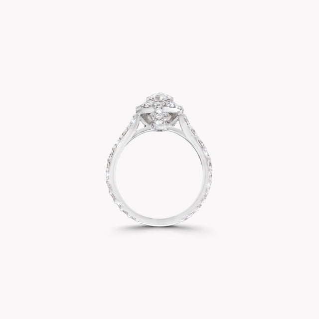 Icon Pear Shape Diamond Engagement Ring