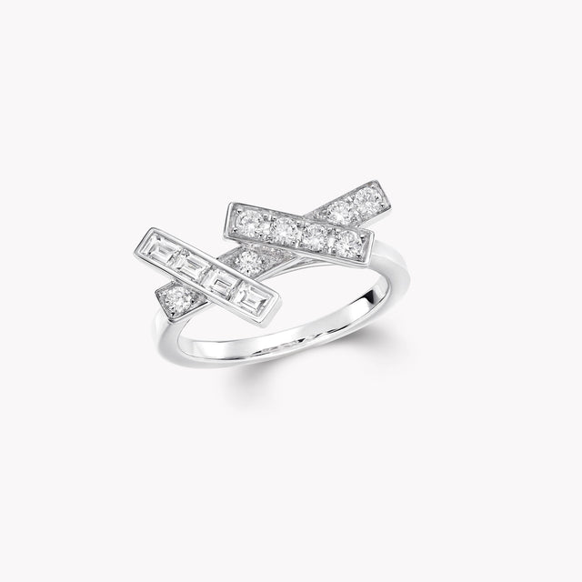 Threads Diamond Mini Ring