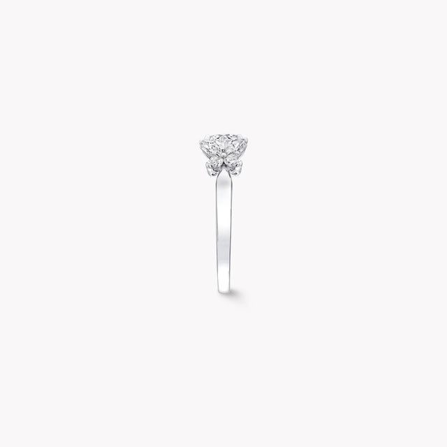 Classic Butterfly Round Diamond Ring