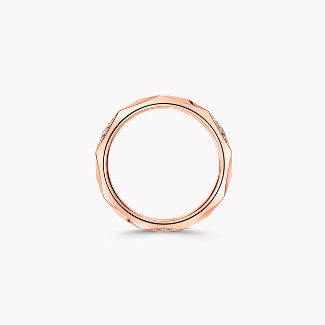 Laurence Graff Signature Faceted Diamond Wedding Band