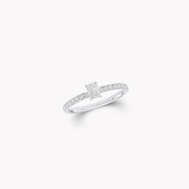 Foufou Emerald Cut Diamond Ring
