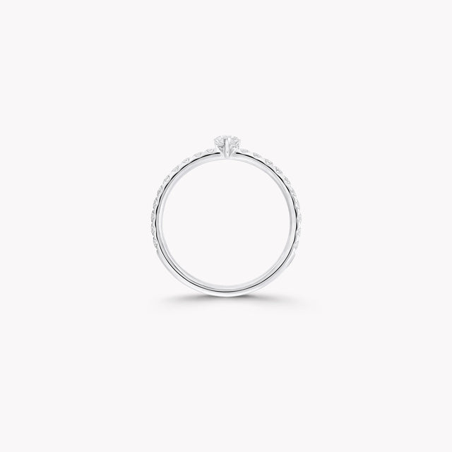 Foufou Pear Shape Diamond Ring