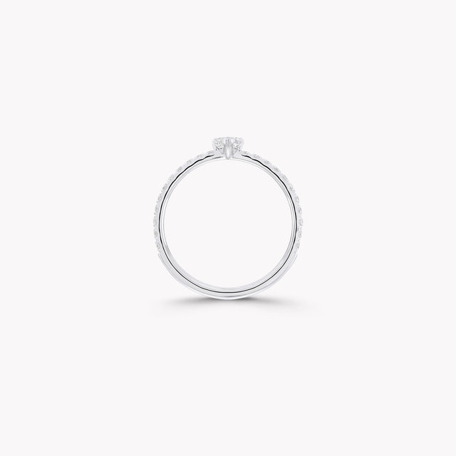 Foufou Pear Shape Diamond Ring