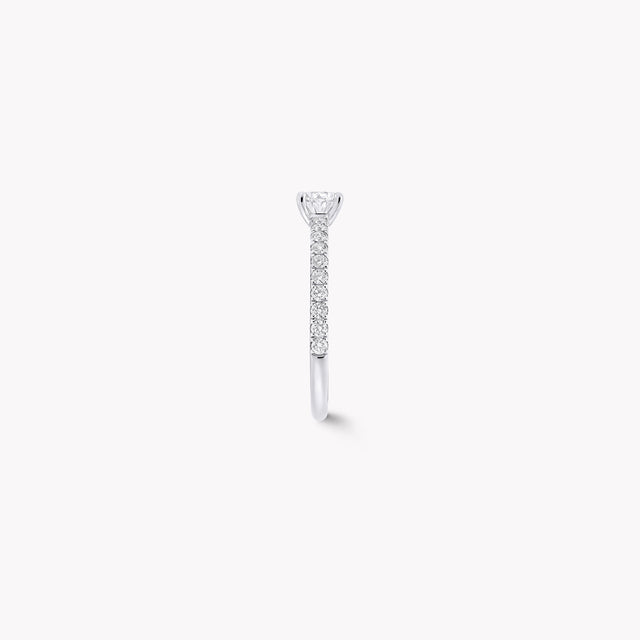 Foufou Horizontal Oval Diamond Ring