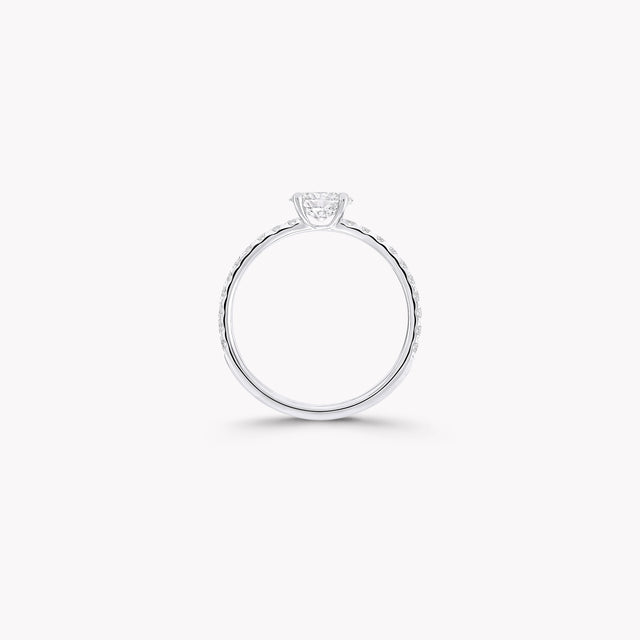 Foufou Horizontal Oval Diamond Ring