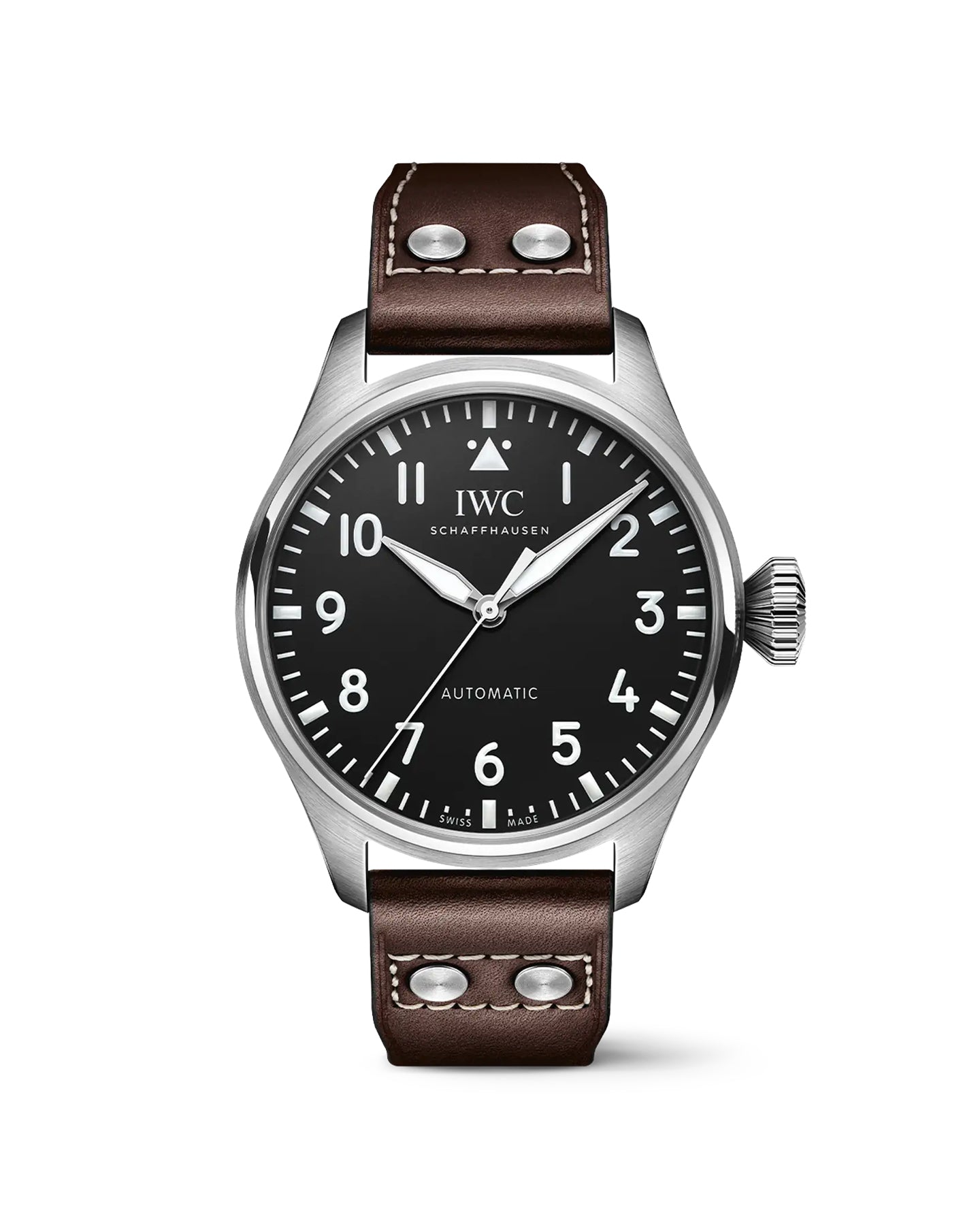 Big Pilot's Watch 43 - Stainless Steel, Black | House of Kennedy