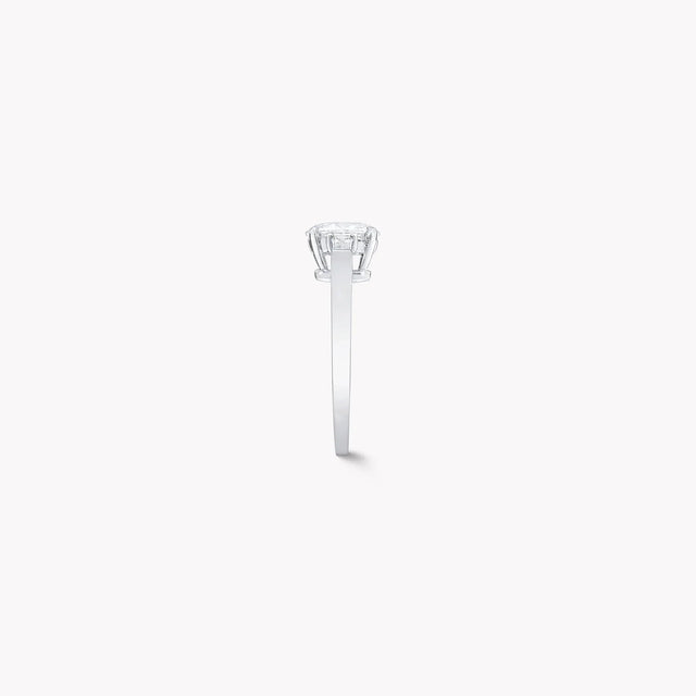 Promise Oval Diamond Engagement Ring