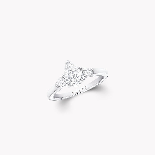 Promise Pear Shape Diamond Engagement Ring