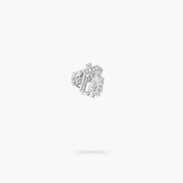 Threads Diamond Stud Earrings
