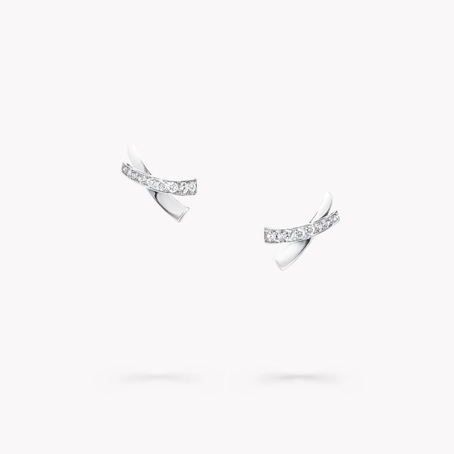 Kiss Diamond Stud Earrings