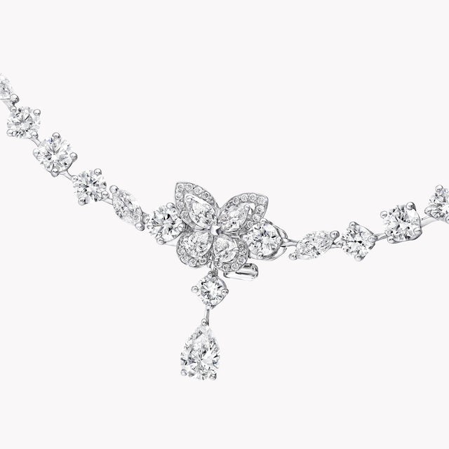 Classic Butterfly Diamond Necklace