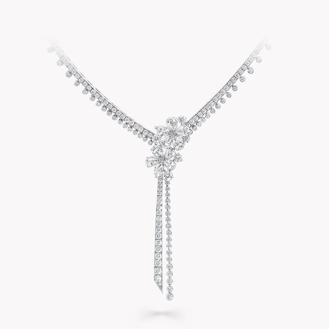 Carissa Diamond Drop Necklace