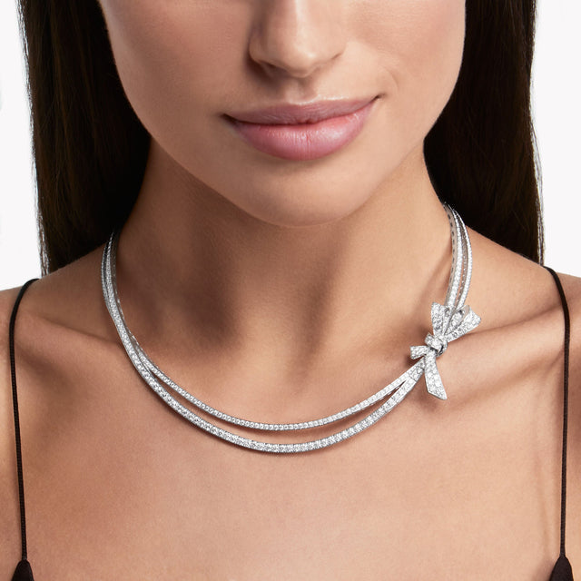 Tilda’s Bow Diamond Necklace