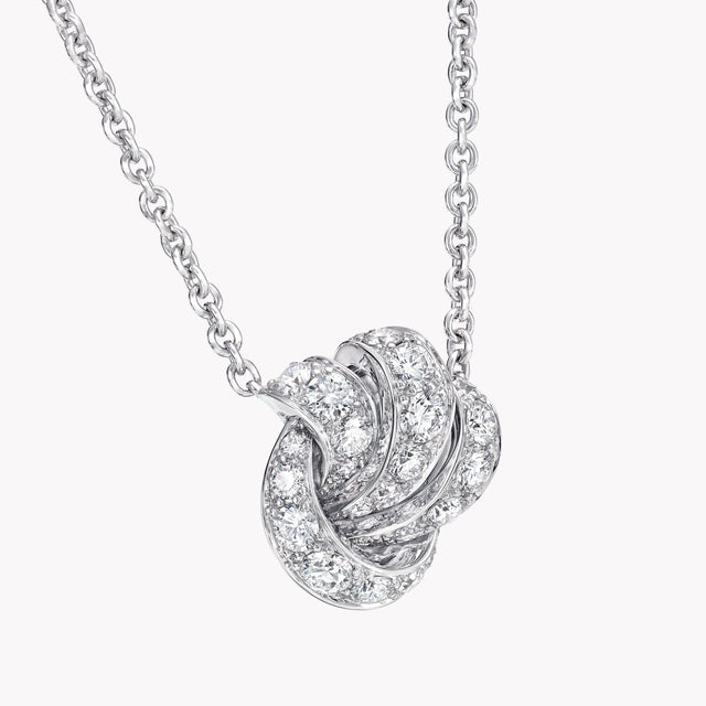 Tilda’s Bow Pavé Diamond Pendant