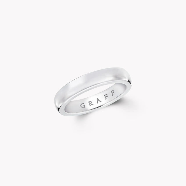 D Shape Wedding Band