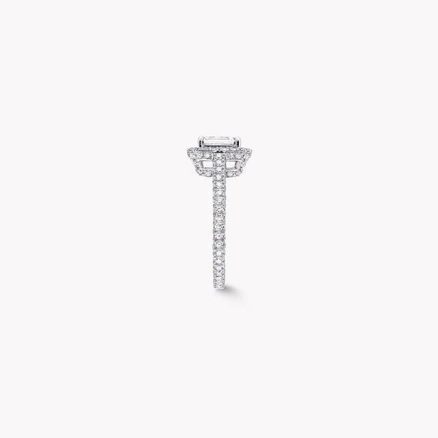 Constellation Emerald Cut Diamond Engagement Ring