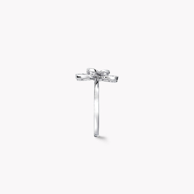 Butterfly Silhouette Diamond Ring