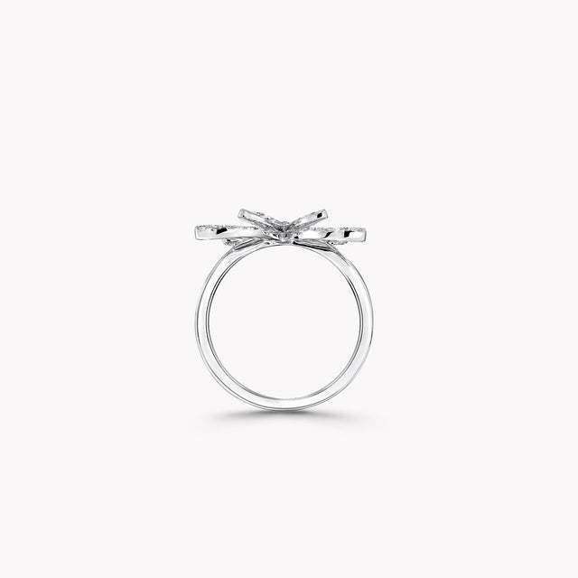 Butterfly Silhouette Diamond Ring